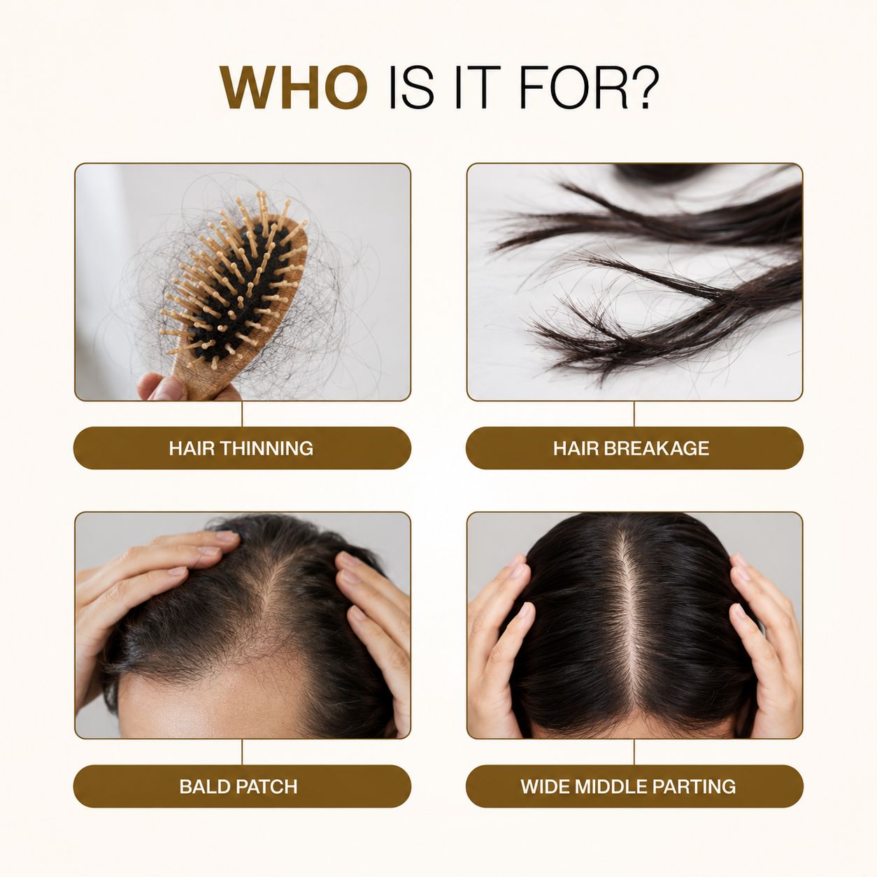 Hair Growth Serum with 3% Redensyl, 2% Bhringraj Extract & 0.5% Caffeine