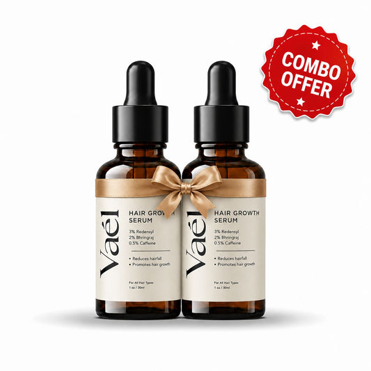 Hair Growth Serum with 3% Redensyl, 2% Bhringraj Extract & 0.5% Caffeine (Pack of 2)