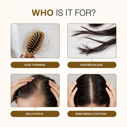 Hair Growth Serum with 3% Redensyl, 2% Bhringraj Extract & 0.5% Caffeine